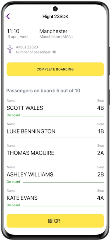 | Android, IOS | Mobile application for airline 8