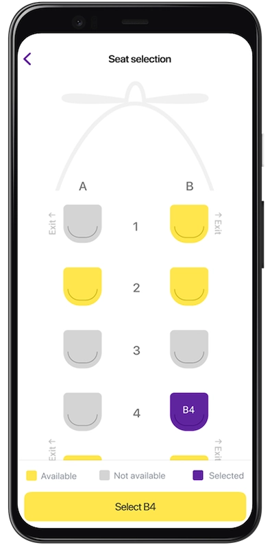 | Android, IOS | Mobile application for airline 6
