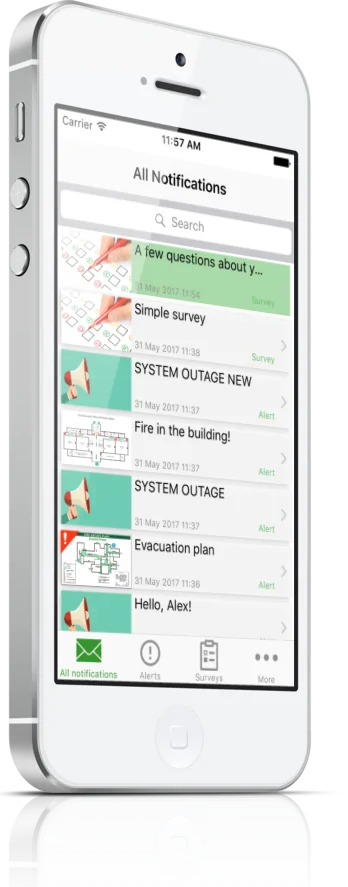 social network | Android | DeskAlerts corporate notifications 83