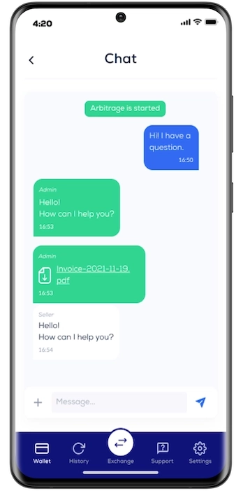 crypto wallet | Android, IOS | Cryptomall — crypto wallet & p2p exchanger 8